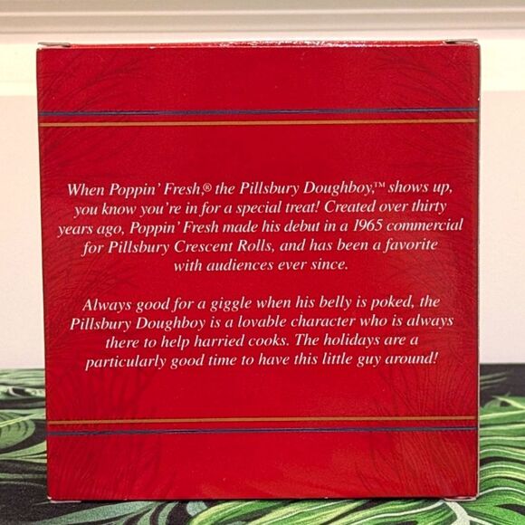 EUC Pillsbury Poppin' Fresh Carlton Cards Heritage Ornament in Original Box - Picture 3 of 7